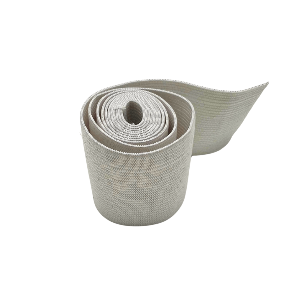 Resorte crochet de 5 cm en algodón y nylon para pretinas anchas en sudaderas y pijamas