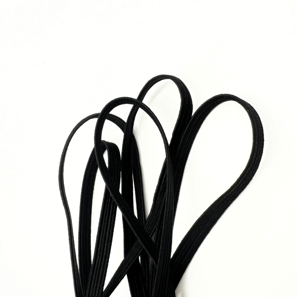 Resorte trenzado #2 de algodón y nylon para pretinas internas en ropa cómoda