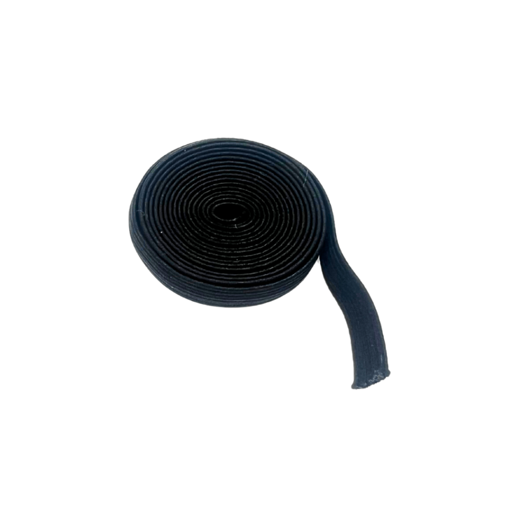 Resorte trenzado #3 de algodón y nylon para pretinas reforzadas en ropa deportiva